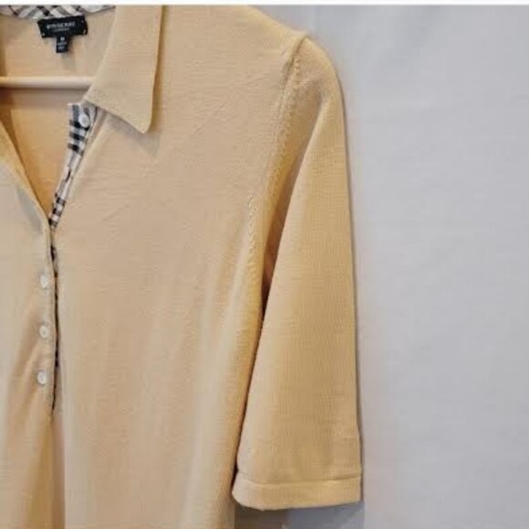 Vintage Burberry Polo Relax Loose Fit Knit Sweater - Picture 6 of 7
